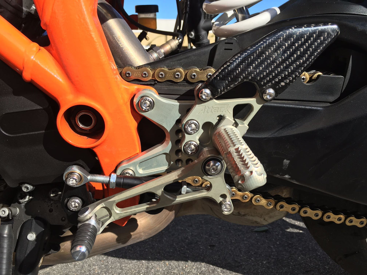 Attack Performance Rearsets For KTM 1290 Super Duke (2014+)
