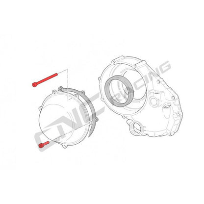 CNC Racing Titanium Screw kit for Ducati Dry clutch covers
