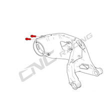 CNC Racing Titanium Rear hub Pinch Bolt kit for Large Ducati Swingarm Fits: 1198/1098/848, Panigale 1199/1299, SF 1098/848, MTS 1200 (all except Enduro), Diavel