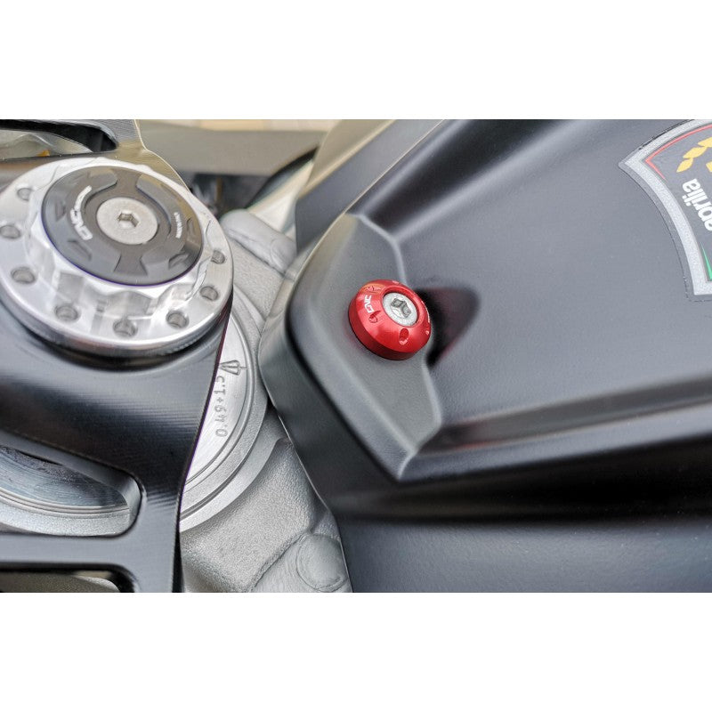 CNC Racing Billet Fuel Tank Cover Bolt Collar for Aprilia RSV / RSV4 & Tuono V4 models