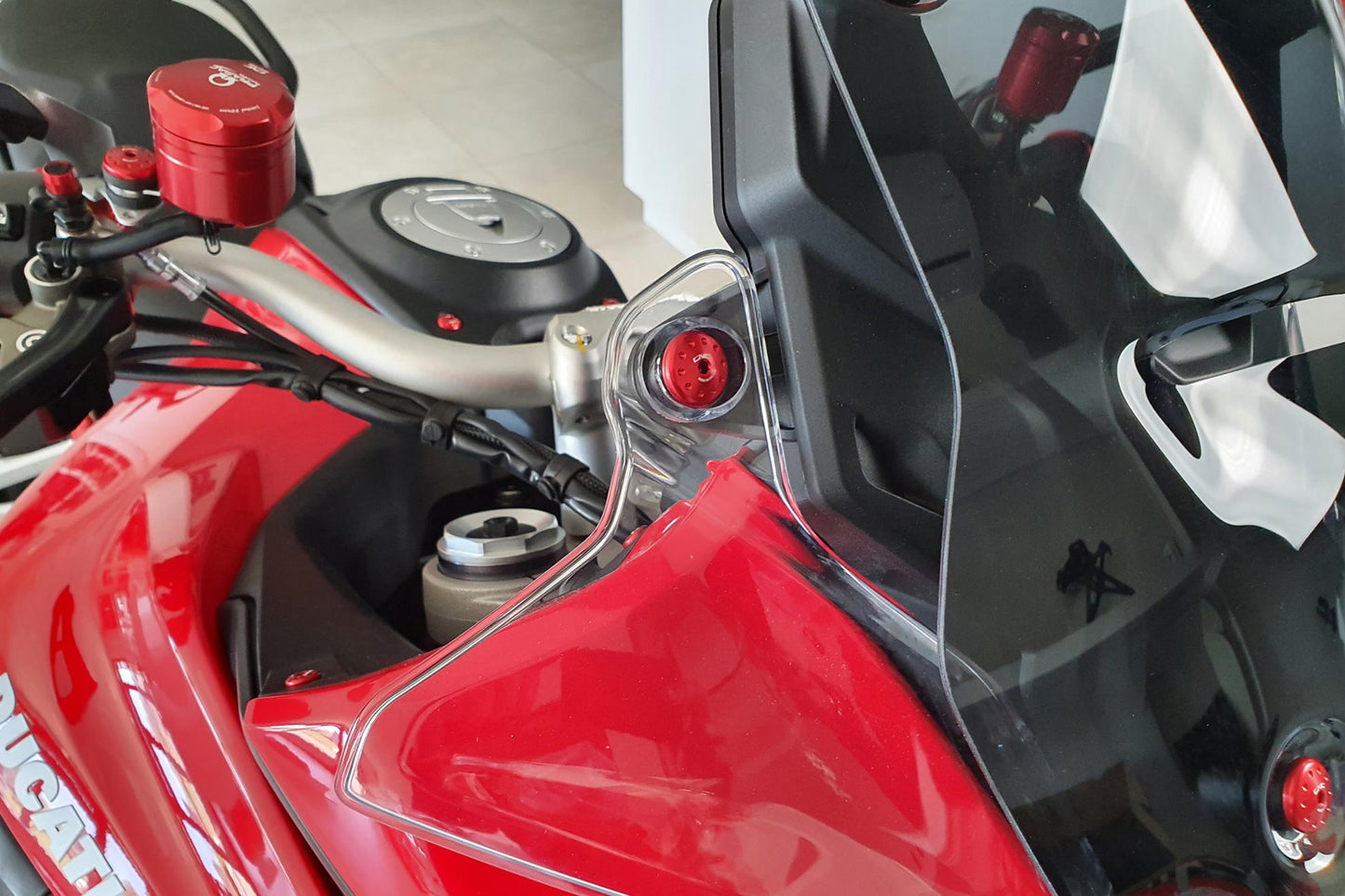 CNC Racing Front Air Deflector Screw Kit for the Ducati Multistrada V4