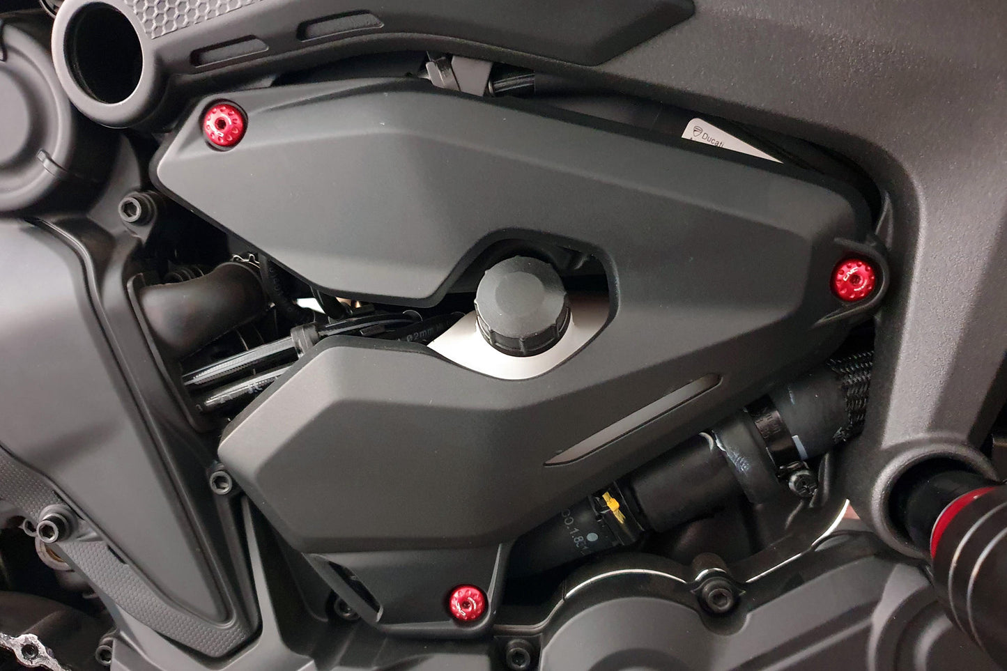 CNC Racing Expansion Tank Screw Kit for the Ducati Monster 937
