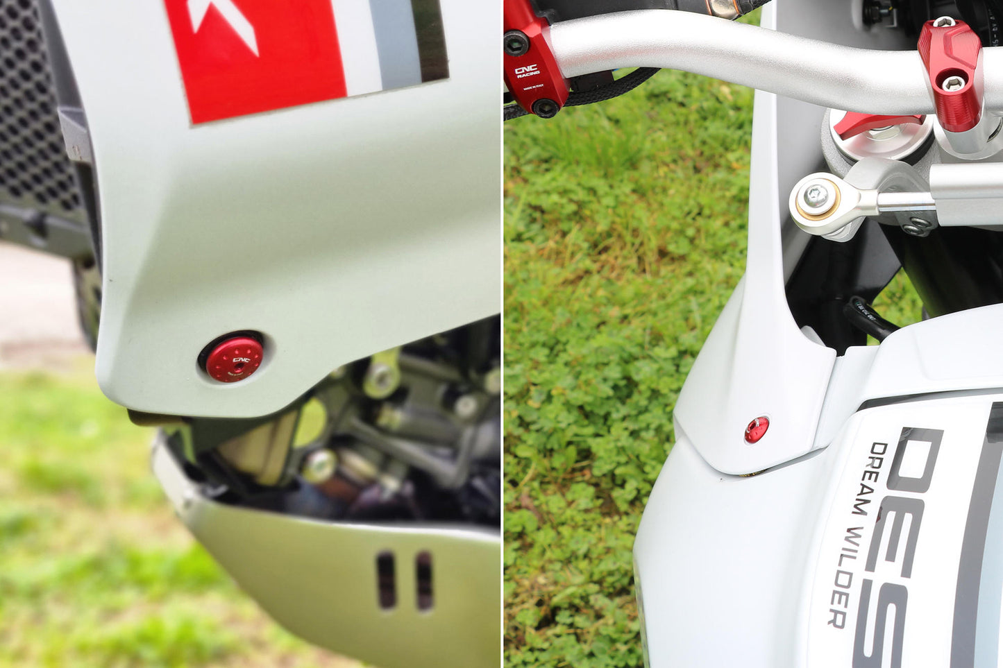 CNC Racing Front Fairing Screw Kit for the Ducati DesertX