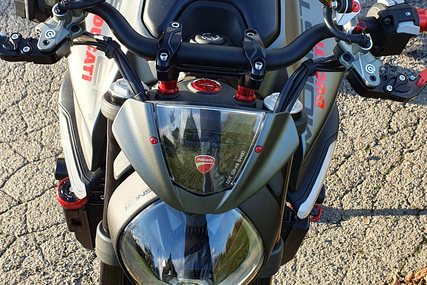 CNC Racing Billet Windscreen bolt kit for Ducati Monster 937