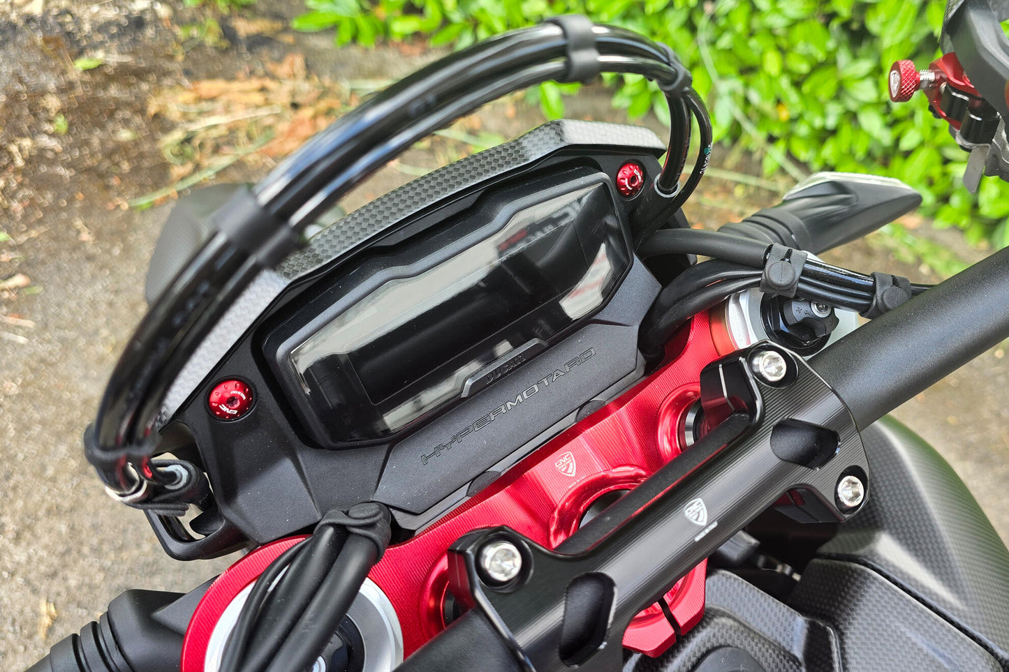 CNC Racing Dash Cover Screw Kit for the Ducati Hypermotard 698 Mono