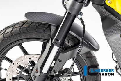Ilmberger Carbon Front Mudguard for the Ducati Scrambler Icon '14-25