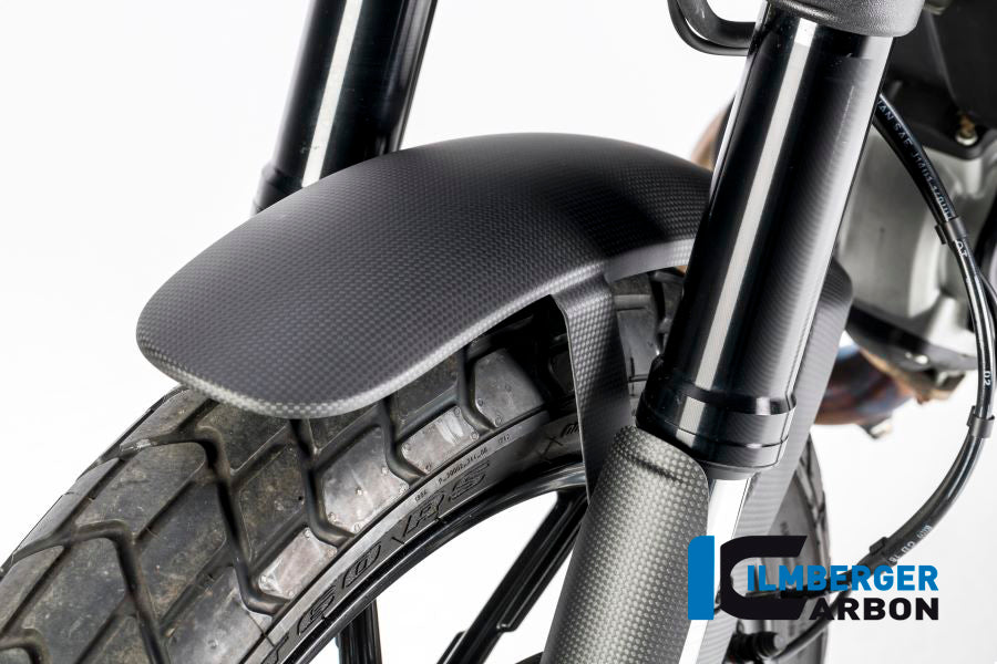 Ilmberger Carbon Front Mudguard for the Ducati Scrambler Icon '14-25