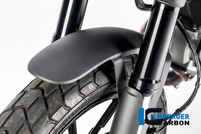 Ilmberger Carbon Front Mudguard for the Ducati Scrambler Icon '14-25