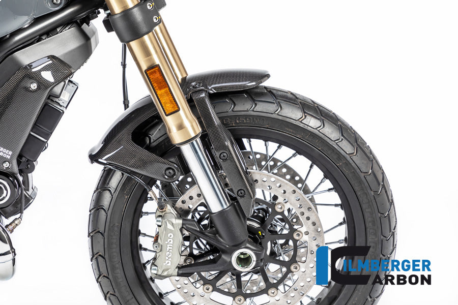 Ilmberger Carbon Front Mudguard Surface for the Ducati Scrambler 1100 '17