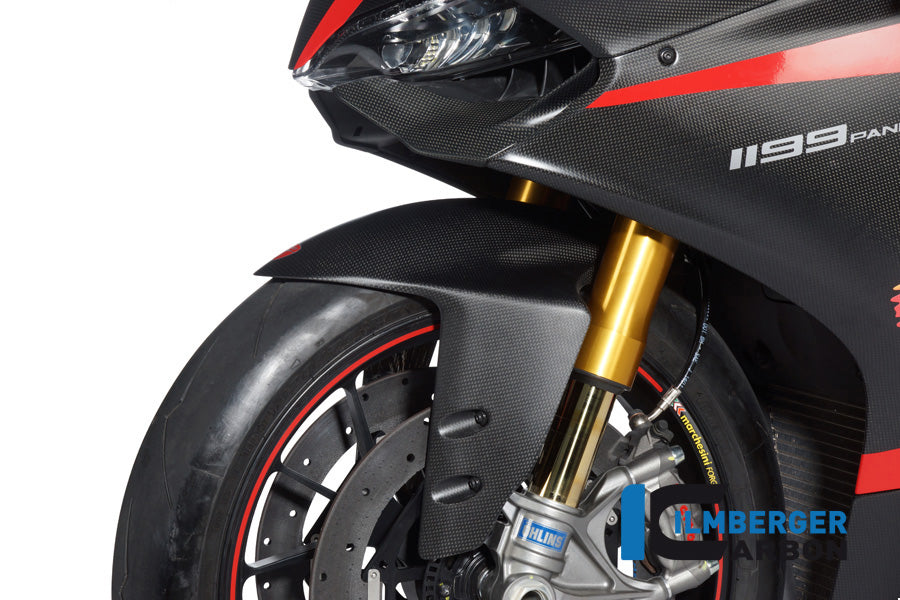 Ilmberger Carbon Front Mudguard Matt for the Ducati 1199 Panigale / 1199 Panigale R '12-14 / 899 Panigale '13-14