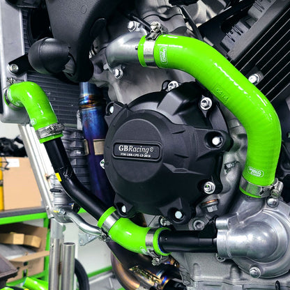 SamcoSport 5 Piece OEM Design Full Silicone Coolant Hose Set For Kawasaki ZX-10R / ZX-10RR (2021+)