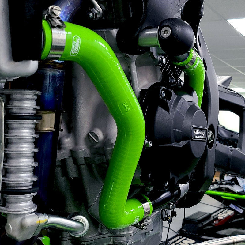 SamcoSport 5 Piece OEM Design Full Silicone Coolant Hose Set For Kawasaki ZX-10R / ZX-10RR (2021+)