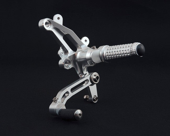 Motocorse Billet Aluminum Rearsets with Titanium Hardware for Ducati Streetfighter 1098 & 848