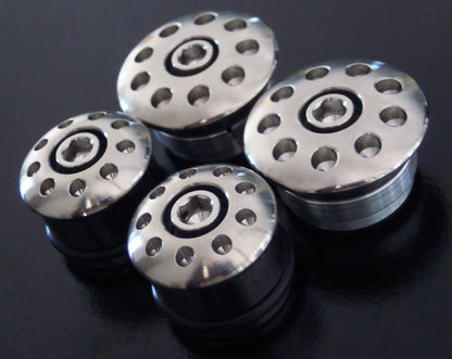 Motocorse Aluminum or Titanium Frame plugs for the Ducati 1299/1199/959/899