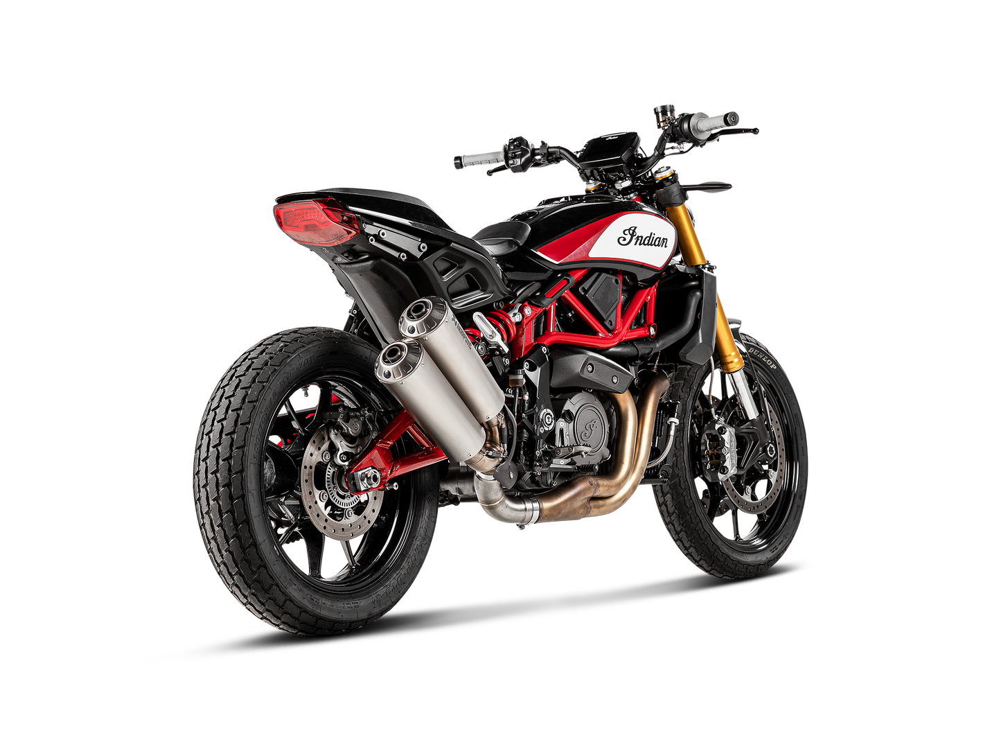 Akrapovic Stainless Exhaust Link Pipe Cat Delete For Indian FTR 1200 (Flat Track Racer)