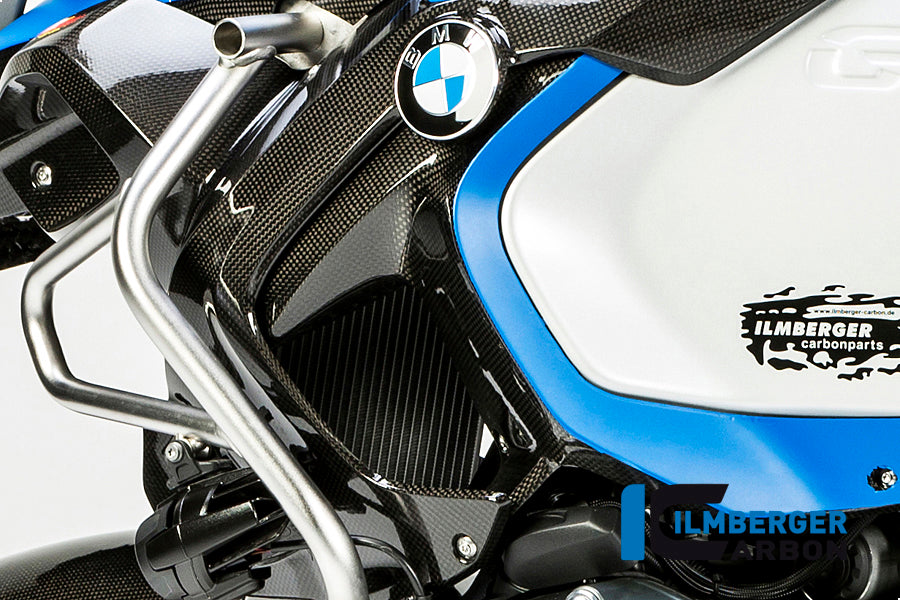 Ilmberger Carbon Airvent Cover on the Tank, Left Side for the BMW R 1200 GS Adventure 2014