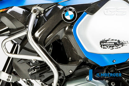 Ilmberger Carbon Airvent Cover on the Tank, Left Side for the BMW R 1200 GS Adventure 2014