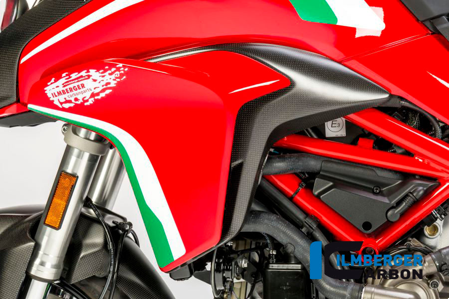 Ilmberger Carbon Airvent Cover on Side Fairing, Left Side for the Ducati Multistrada 1200 DVT '15