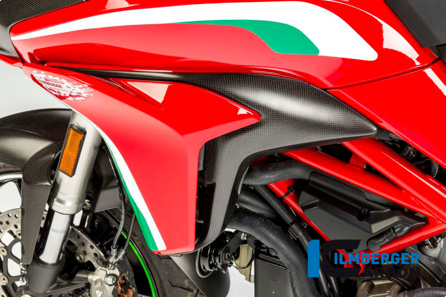 Ilmberger Carbon Airvent Cover on Side Fairing, Left Side for the Ducati Multistrada 1200 DVT '15