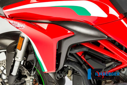 Ilmberger Carbon Airvent Cover on Side Fairing, Left Side for the Ducati Multistrada 1200 DVT '15