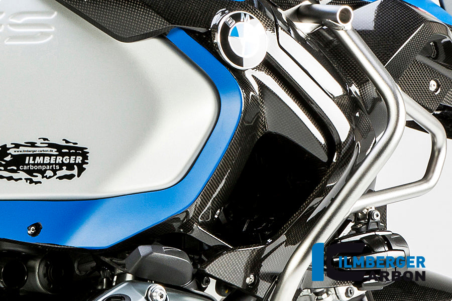 Ilmberger Carbon Airvent Cover on the Tank, Right Side for the BMW R 1200 GS Adventure 2014