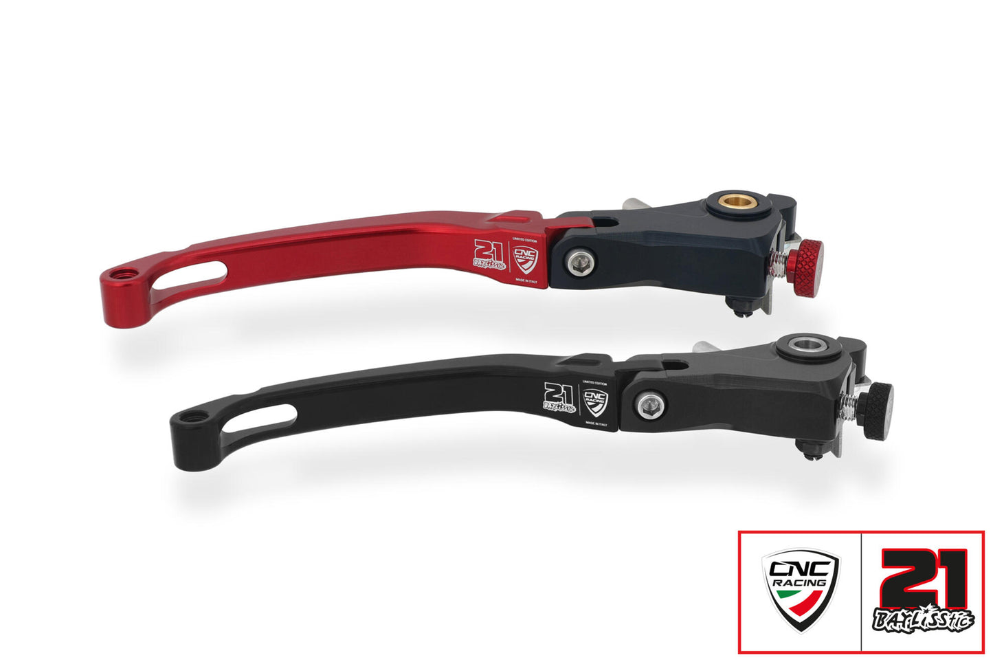 CNC Racing TROY BAYLISS LIMITED EDITION Billet RACE Folding Adjustable Brake Lever for Ducati / MV Agusta F4 RR/RC - 190mm