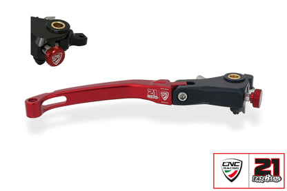 CNC Racing TROY BAYLISS LIMITED EDITION Billet RACE Folding Adjustable Brake Lever for Ducati / MV Agusta F4 RR/RC - 190mm