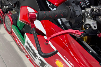 CNC Racing TROY BAYLISS LIMITED EDITION Billet RACE Folding Adjustable Brake Lever for Ducati / MV Agusta F4 RR/RC - 190mm