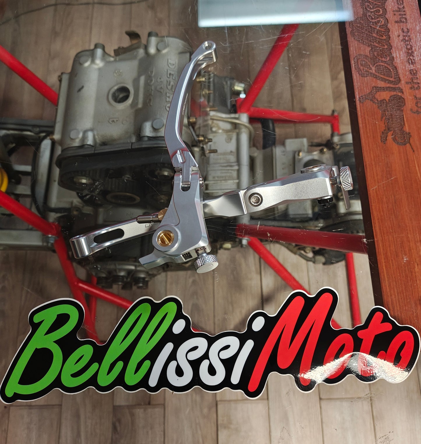 CNC Racing Limited Edition SILVER RACE Folding Adjustable Brake and Clutch Lever Set for Ducati, and MV Agusta F4 RR/RC - 190mm