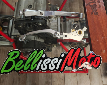 CNC Racing Limited Edition SILVER RACE Folding Adjustable Brake and Clutch Lever Set for Ducati, and MV Agusta F4 RR/RC - 190mm