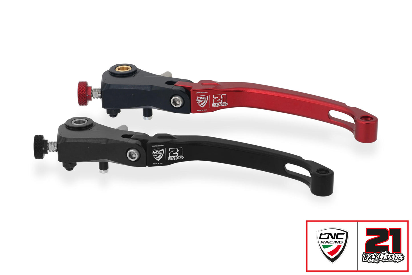 CNC Racing TROY BAYLISS Limited Edition Billet RACE Folding Adjustable Clutch Lever for the Ducati Multistrada V4 / S / Pikes Peak