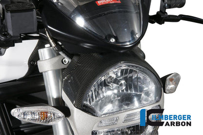 Ilmberger Carbon Headlight Cover for the Ducati Monster 796 '10-25, Monster 696/1100/1100S/EVO '08-14
