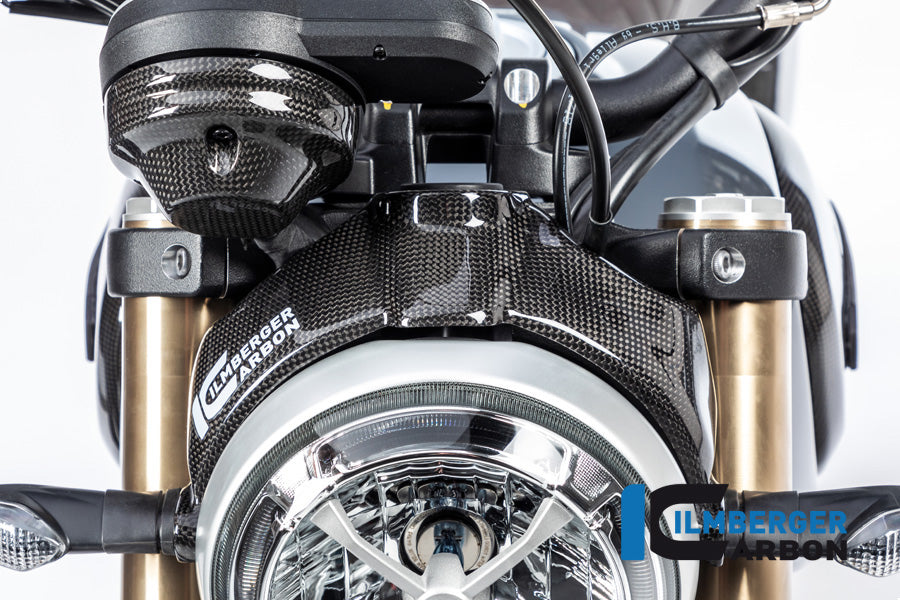 Ilmberger Carbon Headlightcover Surface for the Ducati Scrambler 1100 '17