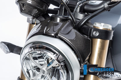 Ilmberger Carbon Headlightcover Surface for the Ducati Scrambler 1100 '17