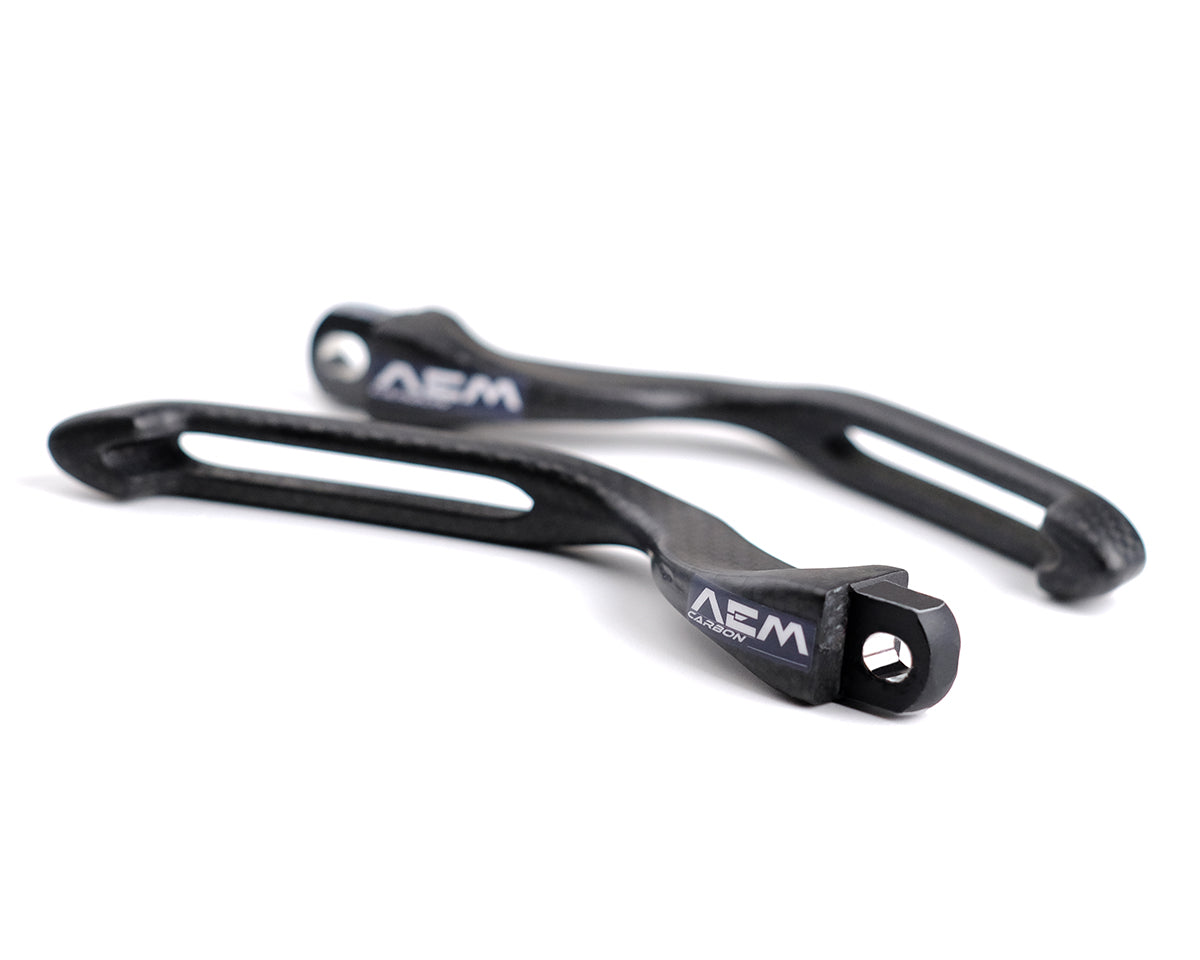AEM FACTORY - BREMBO RCS BRAKE AND CLUTCH MASTER CYLINDER CARBON FIBER LEVER ENDS