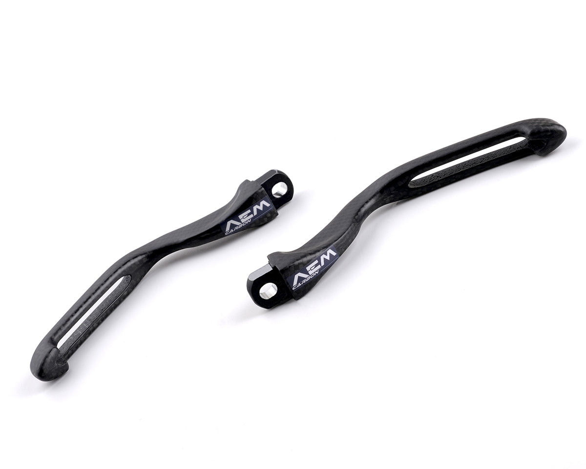 AEM FACTORY - BREMBO RCS BRAKE AND CLUTCH MASTER CYLINDER CARBON FIBER LEVER ENDS