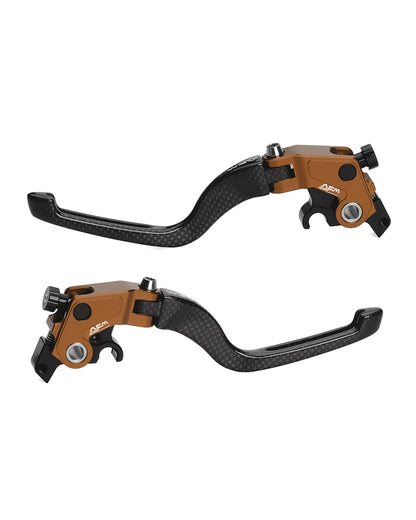 AEM FACTORY - CARBON FIBER BRAKE LEVER FOR DUCATI DIAVEL & MULTISTRADA V4