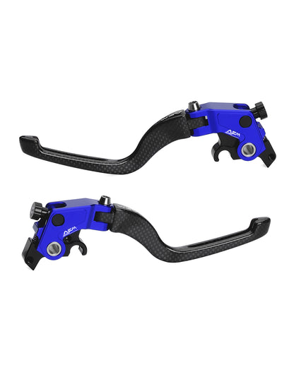 AEM FACTORY - CARBON FIBER CLUTCH LEVER FOR DUCATI WITH SELF PURGING RADIAL MASTER
