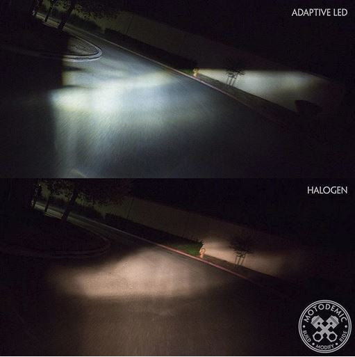 Motodemic LED and Round Halogen Headlight Conversion Kit for the Yamaha XSR900