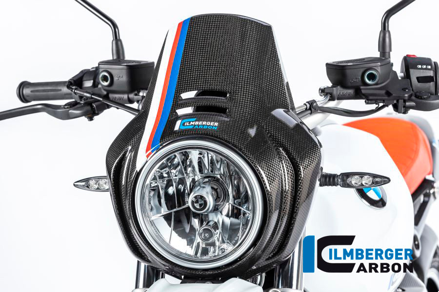 Ilmberger Carbon Headlight Cover for the BMW R Nine T Urban GS 2016