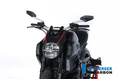 Ilmberger Carbon Headlight Cover Carbon for the Ducati Diavel 2011 - 2014