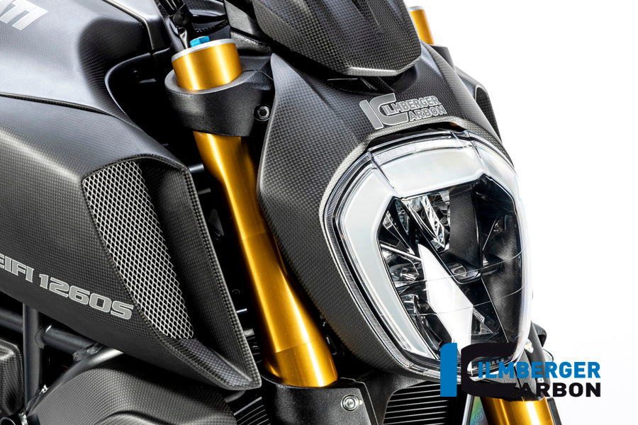 Ilmberger Carbon Headlight Cover for the Ducati Diavel 1260 2019