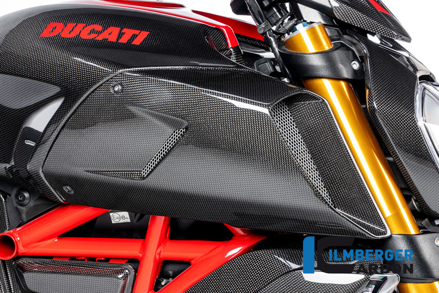Ilmberger Carbon Airtube Cover right side for the Ducati Diavel 1260 2019