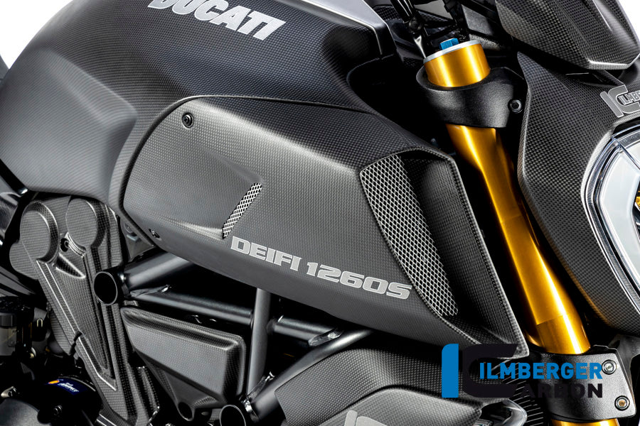 Ilmberger Carbon Airtube Cover right side for the Ducati Diavel 1260 2019