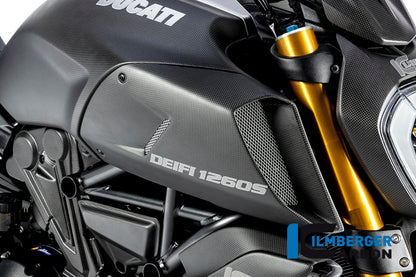 Ilmberger Carbon Airtube Cover right side for the Ducati Diavel 1260 2019