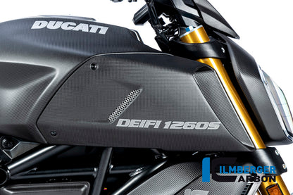 Ilmberger Carbon Airtube Cover right side for the Ducati Diavel 1260 2019
