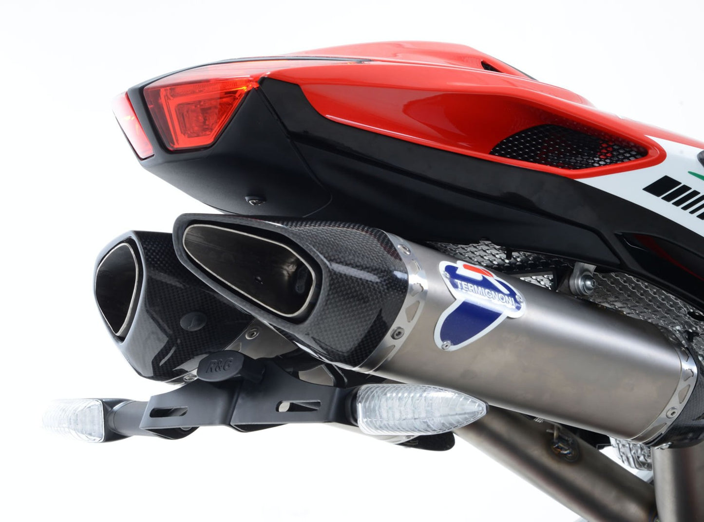 R&G Racing Licence Plate Holder (with Race Termignoni Exhausts only) for MV Agusta F4 1000R '10-'19, F4RR '10-'20, F4RC '11-'20