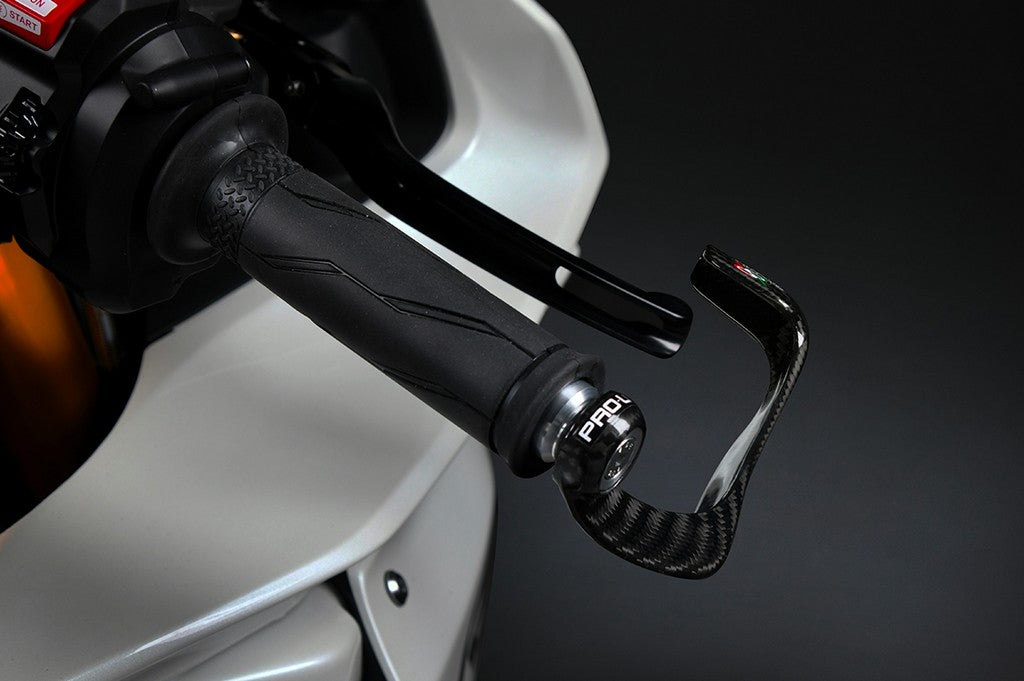 Bonamici Racing Carbon lever protection RH side (without adaptor) for the Honda CBR600RR '2024, Suzuki GSX-8R/GSX-8S '2023-2024