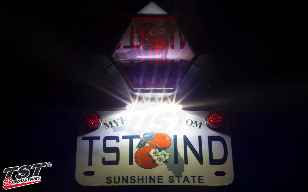 TST Industries LED Low-Profile Universal Fit License Plate Light