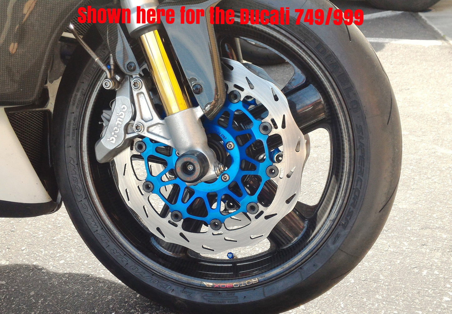 Alth 'Street' version SINGLE Front Brake Rotor Pair for Bikes Without Traction Control / ABS